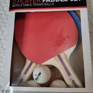 Franklin 2 Player Paddle Set With 3 Balls for Table Tennis